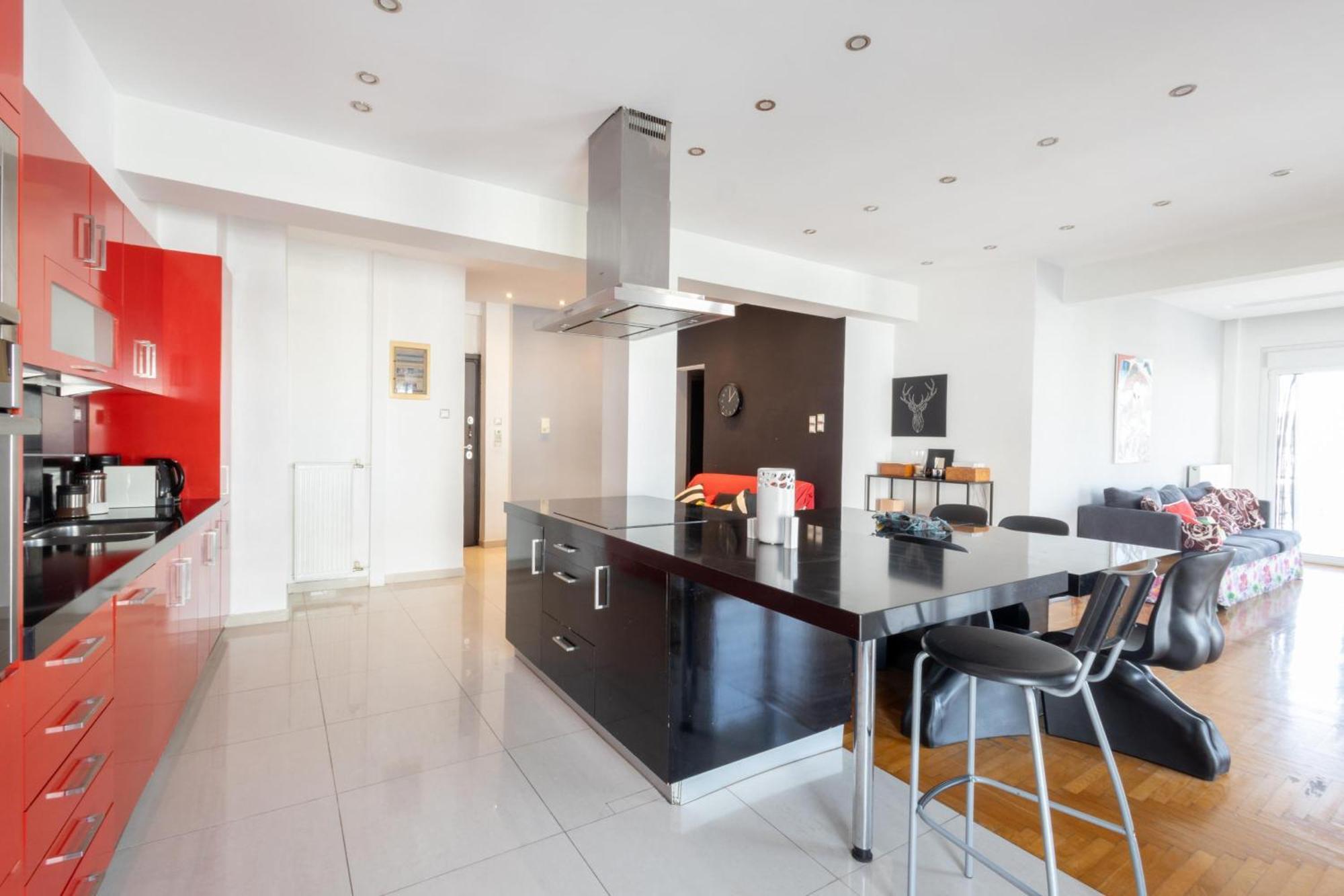 A Luxury & Comfortable Apt In Atene Esterno foto