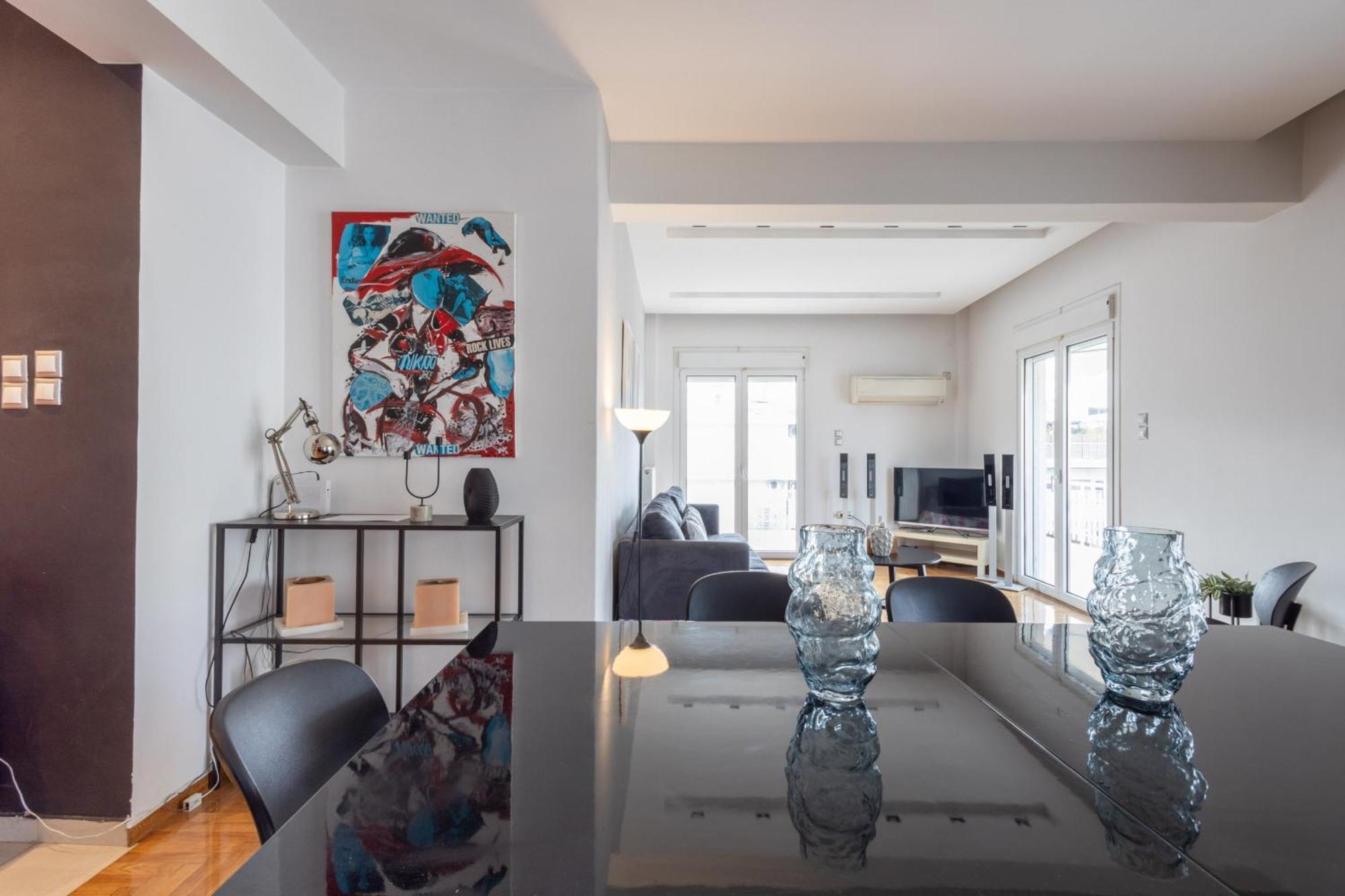 A Luxury & Comfortable Apt In Atene Esterno foto